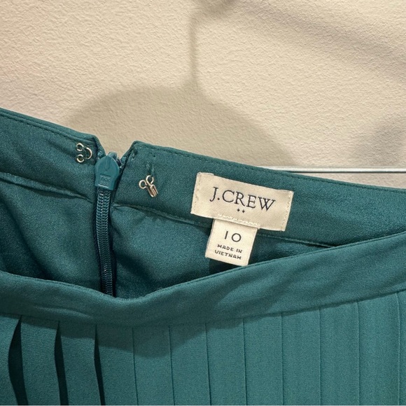 J.Crew pleated midi skirt, size 10 - Picture 3 of 4